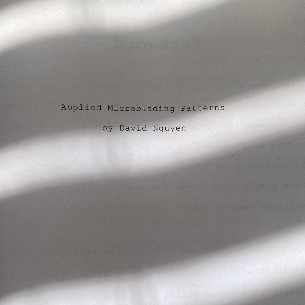 Applied Microblading Patterns Book - Picture 2 of 4